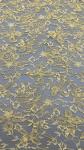 Yellow Durable and Elegant Embroidery Luxary Flower Embroidery Fabric Lace