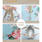 Waterproof Zippered Floral Travel Make Up Bag For Women