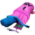 Inflatable Swimming Buoy - safety swimming buoy waterproof phone case, 2 LED