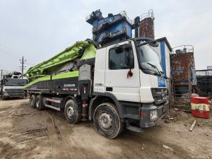 China 2013 Zoomliom 52m Concrete Boom Pump Putzmeister Mercedes Benz with Feeding Height 1540 factory