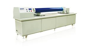 China Blue Rotary UV Laser Engraving Machine , Textile Laser Engraver 360 / 720 DPI factory