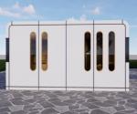 One Bedroom Apple Capsule House Prefabricated Pod 12KW Customized