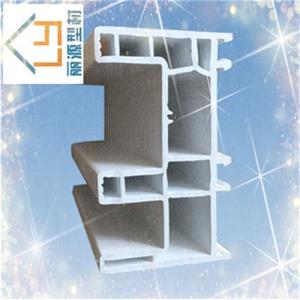 China Durable UPVC Window Profiles Sliding And Casement Window Profiles White Color factory