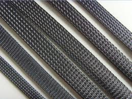 China Durable PET Expandable Braided Sleeving Automotive Cables Protection factory