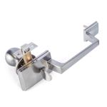 Entrance Zinc Alloy Entry Door Handlesets Plated Satin Nickel Mortise Lock