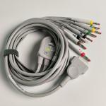 Electrocardiogram Machine Integrated 12 Lead Wire With 15 Pins European Standard