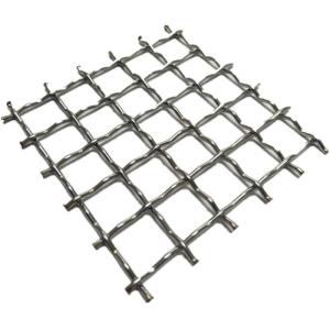 China Plain Weave Lock Crimp Wire Mesh 430 Stainless Steel Woven Metal Decorative factory