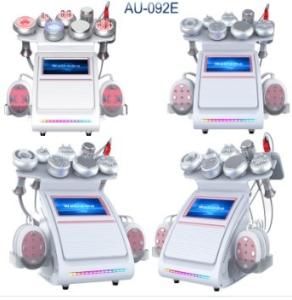 China 9 In 1 Vacuum Roller RF Cavitation Lipolaser Machine EMS Body Slimming Massage Cavitation Device factory