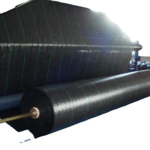 China Woven Fabric Geotextile Weed Control Ground Cover Silt Fence Stabilization Pp Woven Geotextile factory