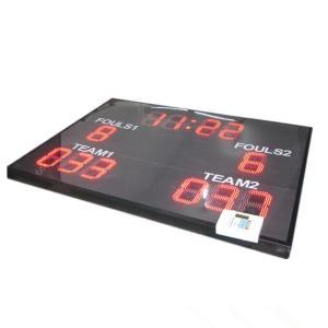 China Hard - Wire / Wireless Type LED Basketball Scoreboard 2 Years Warranty factory