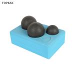 8 Inch 6 Inch EVA Yoga Block Balls Pink Blue Storage Myofascial Release