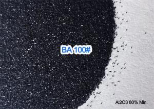 China 8.0 Mohs Black Aluminium Oxide Blasting Media Abrasive 3.50g / Cm3 Trigonal Crystal Structure factory