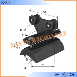China C32 Festoon Trolley for flat Cable Carrier 4m Or 6m Length 32mm*30mm*1.5mm factory