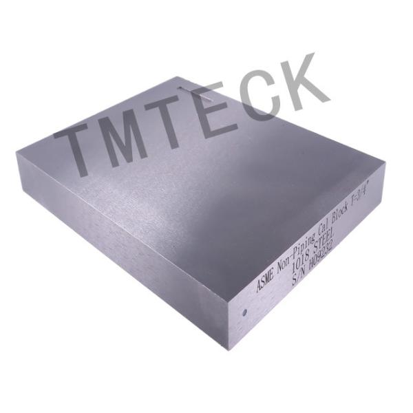 China Ndt Asme Non Piping T 3/4 1018 Steel Calibration Block For Ultrasonic Testing on sale China Ndt Asme Non Piping T 3/4 1018 Steel Calibration Block For Ultrasonic Testing on sale