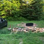 Outdoor Corten Steel Fire Pit Garden Round Fire Bowl Wood Burning Black Colour