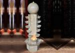 Garden Marble Effect Wood Rattan Garden Fountain