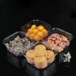 500ml Clear Square Plastic Pastry Contanier Cookies Cakes Packing With Lid