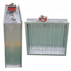 China Galvanized Steel Rectangular Fire Dampers For Smoke Exhaust And Ventilation Systems factory