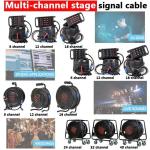 Speaker Dmx Audio De Y Power Snake Xlr Cable Male To Female Multi Microphone 4 8
