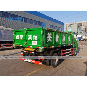 6t Dongfeng Hydraulic Hook Lift Garbage Truck With Auto Tipping