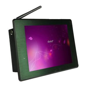China Dual Rj45 8 inch 18W 350nits Rugged Touch Panel Pc DC 24V factory