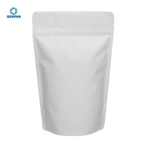China Stock Plastic Aluminum Foil Zipper Resealable Stand Up Pouches factory