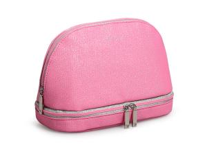 China Shell Shaped Makeup Toiletry Travel Bags / Travel Makeup Pouch Easy Carry factory