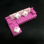 ceramics model sofa 1:50 colorful model sofa