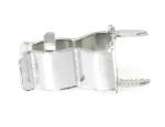 0.4mm Thickness 5.2x20mm PCB Mount Fuse Holder 10A Nickel Plated Brass