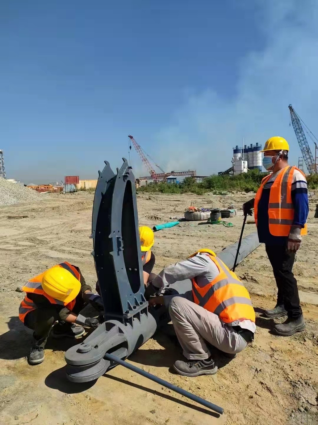 Bvem 130kw Vibro Floatation Technique Equipment Construction Of Karnaphuli River Tunnel