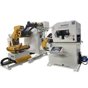 China Sheet Metal Forming Plate Straightening Machine / Automatic Shearing Feeder factory
