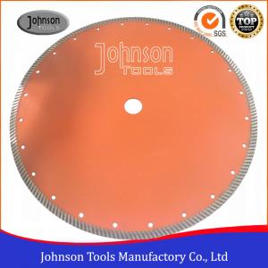 China 14 Sintered Diamond Turbo Saw Blade for Wet Cutting Hard Fire Bricks with Hot Press on sale