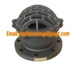 cast iron BS4504 resilient seal foot valve