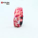 Durable Single Luminous Fiber Optic LED Light Up Pet Collar Cell Battery For