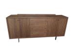 solid walnut wood console / credenza/dresser for hotel bedroom furniture