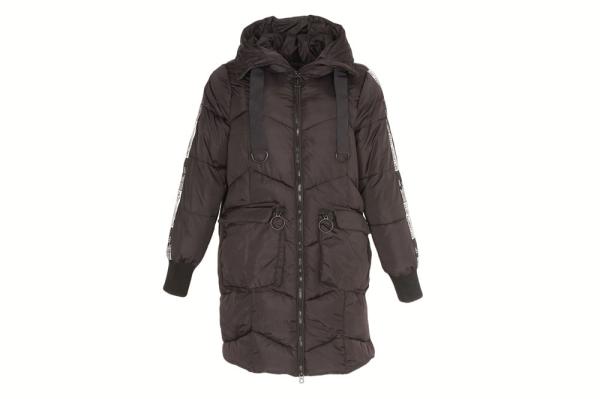 Ladies Long Line Heavy Coats With Hood/ Woman'S Wholesale Big Jacket / Cheap