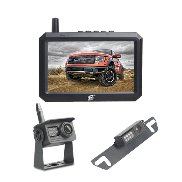 China High Resolution Wireless Rearview Camera IP69K 100m Range Easy To Install factory