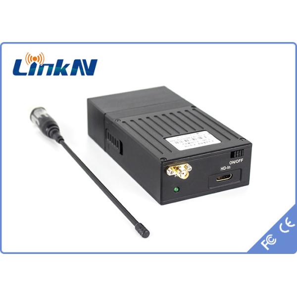 1km Spy Video Transmitter COFDM Low Delay H.264 High Security AES256 Encryption