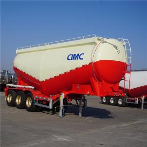 China Quick Discharge 50CBM V Type Silobas Bulk Cement Tanker Trailer factory