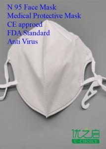 China Anti Coronavirus P2 Disposable Dust Mask , Foldable Disposable Earloop Mask factory