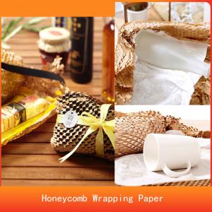 China Recyclable Shockproof Honeycomb Packing Paper Cushion Packaging factory