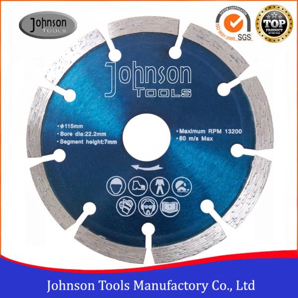 115mm Diamond Stone Cutting Blades Granite Stone Cutting Tool / Granite Cutting