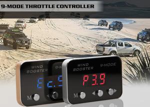 China 2.6 Inch 9 Drive Electronic Throttle Controller Metal Panel Car Throttle Response factory