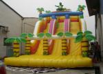 Commercial inflatable jungle dinosaur high slide classic inflatable dinosaur dry