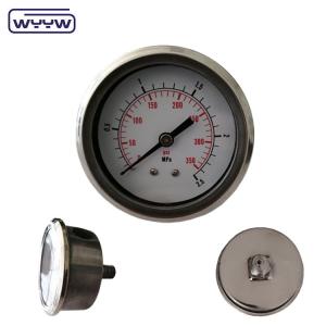 China 2.5 Inch Manometro Pressure Gauge Meter , Bar Fuel Pressure Gauge factory