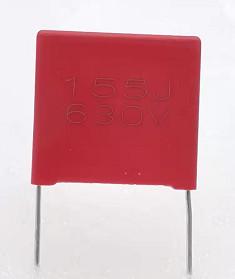 China 630V Metallized Polypropylene Capacitor , Anti Interference Plastic Film Capacitor factory