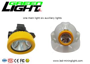 China 0.74W 230mA 4000lux Led Miners Cap Lamp IP67 Waterproof Led Mining Cap Lamp factory