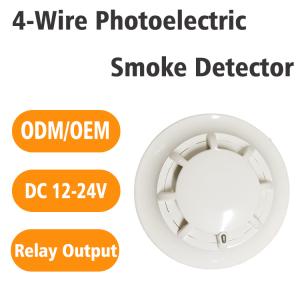 China High Sensitivity 4 Wire Smoke Detector for Industrial Control Equipment with Small Power Consumption factory