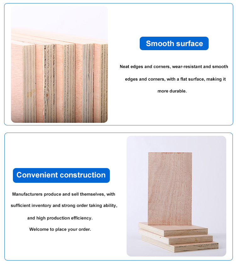 1220x2440 Marine Plywood 18mm Birch Plywood 15mm For Home Office