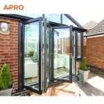 Aluminum Window Aluminum Alloy Folding Door Customized Casement Door Sliding
